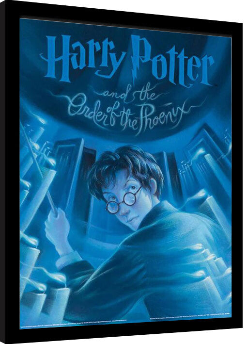 Framed Poster Harry Potter - The Order of the Phoenix Book